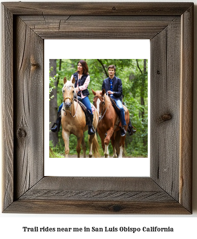 trail rides near me in San Luis Obispo, California